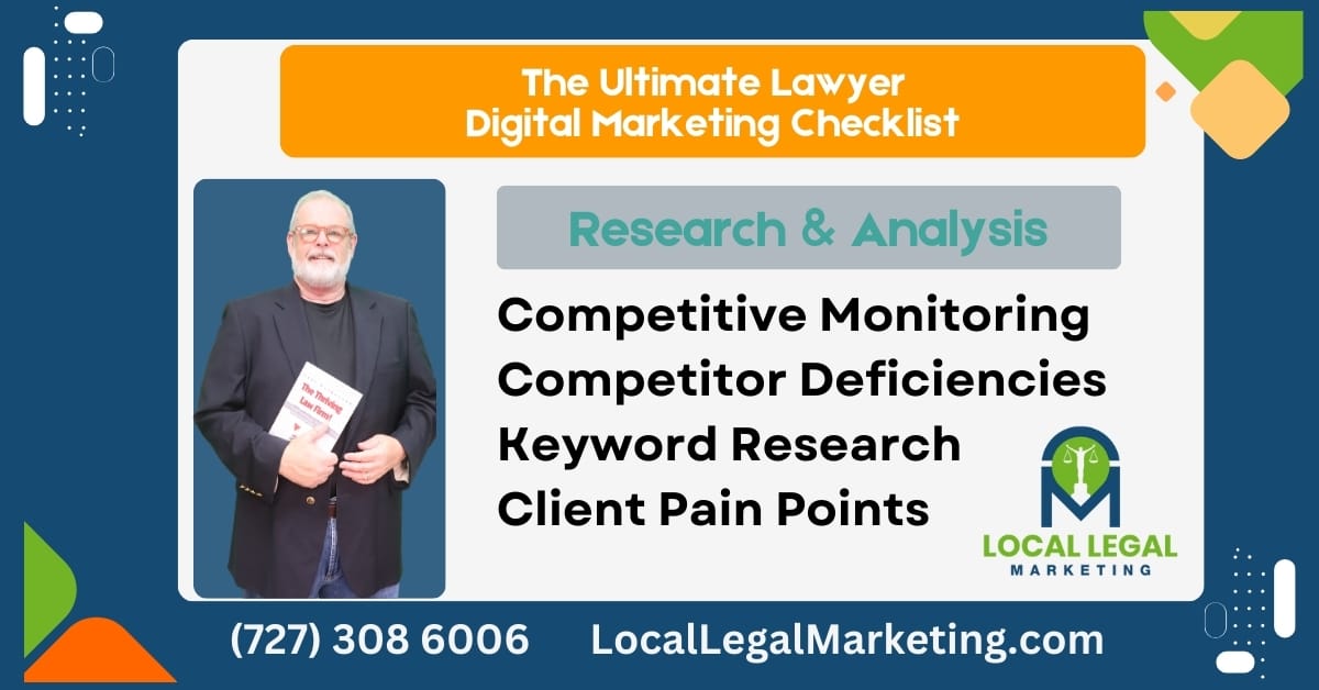 Mastering Market Research and Competitive Analysis in Law Firm Marketing